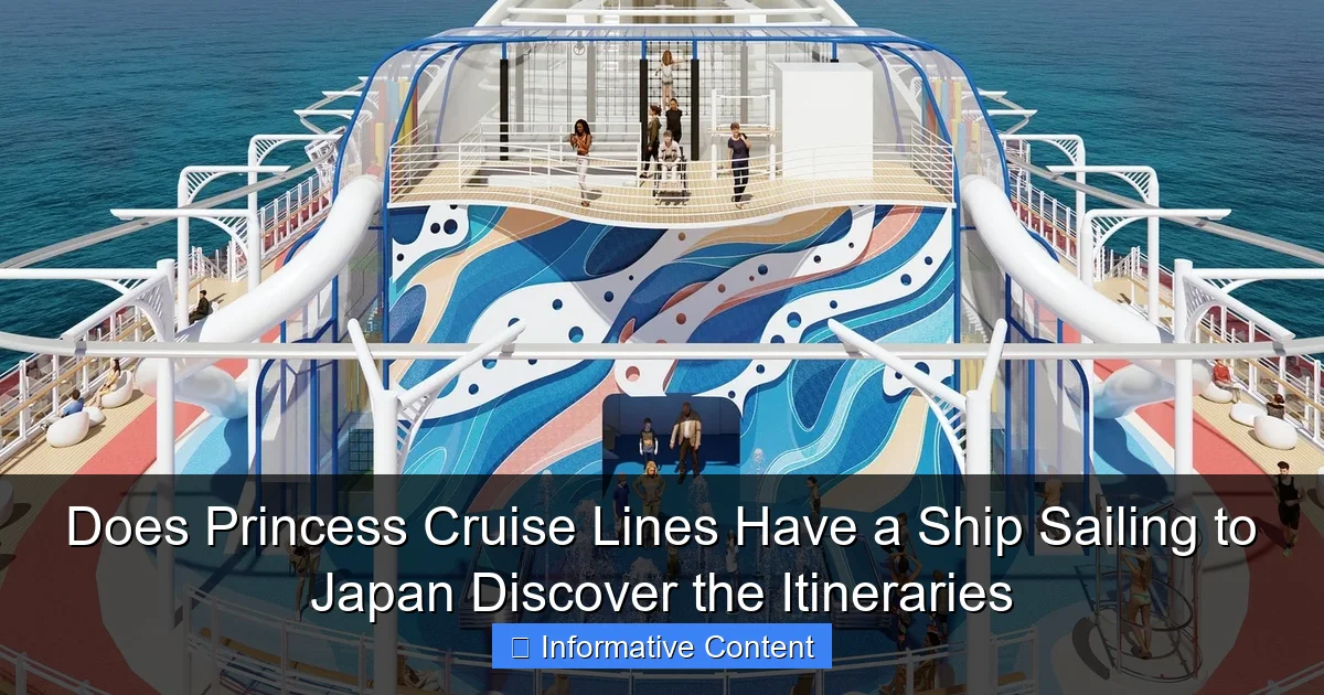 Does Princess Cruise Lines Have a Ship Sailing to Japan Discover the Itineraries