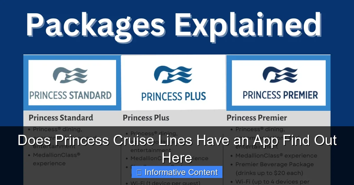 Does Princess Cruise Lines Have an App Find Out Here