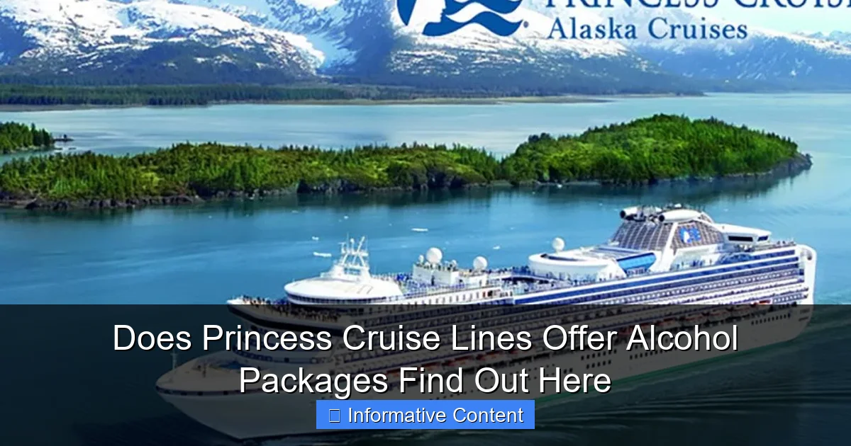 Does Princess Cruise Lines Offer Alcohol Packages Find Out Here