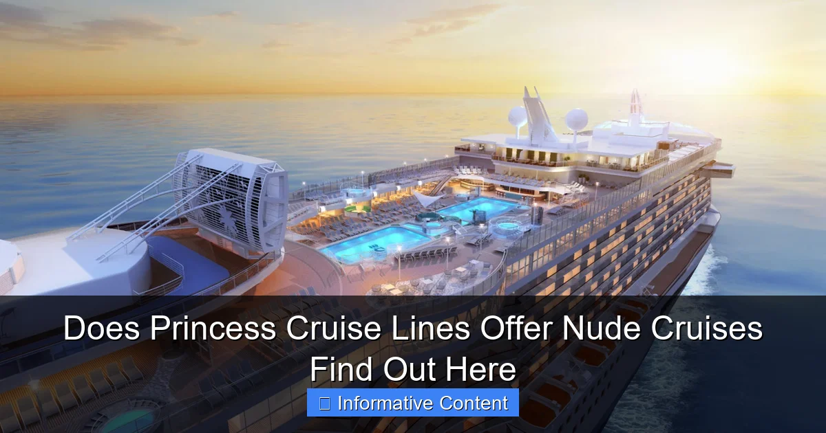 Does Princess Cruise Lines Offer Nude Cruises Find Out Here