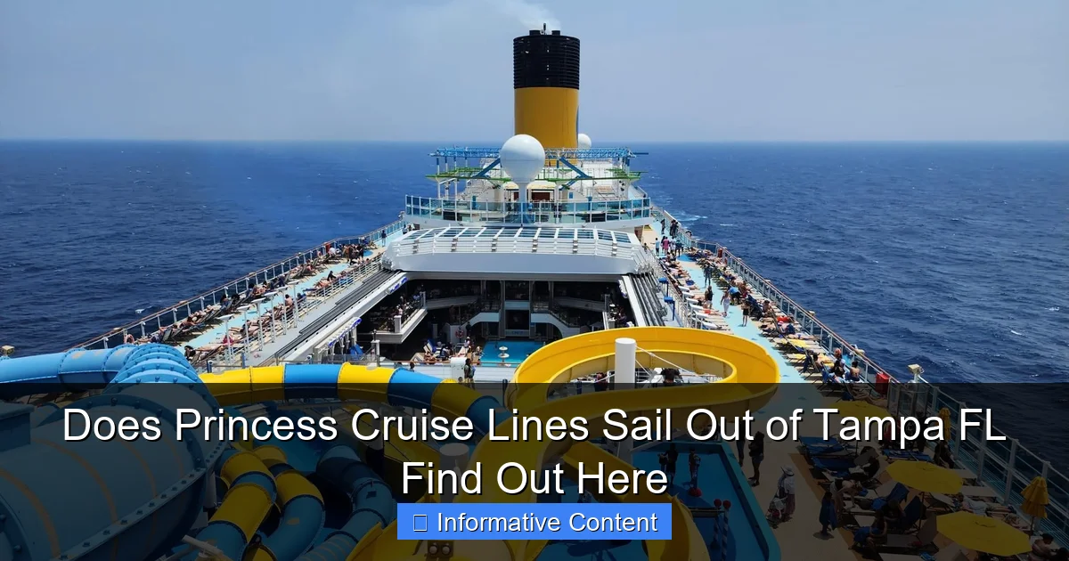 Does Princess Cruise Lines Sail Out of Tampa FL Find Out Here