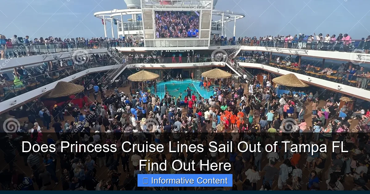 Does Princess Cruise Lines Sail Out of Tampa FL Find Out Here