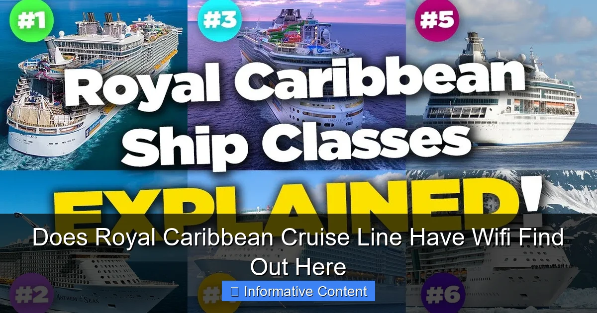 Does Royal Caribbean Cruise Line Have Wifi Find Out Here