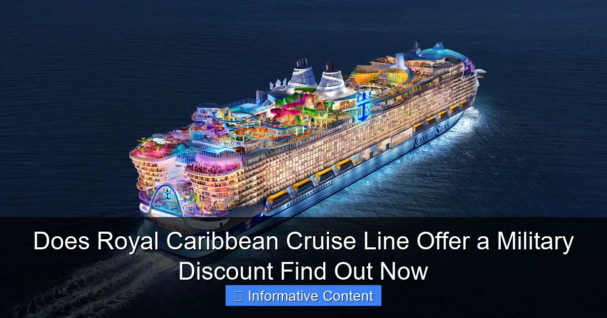 Does Royal Caribbean Cruise Line Offer a Military Discount Find Out Now