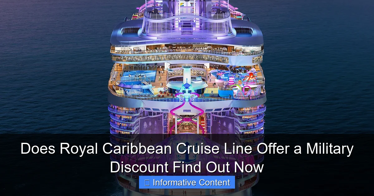 Does Royal Caribbean Cruise Line Offer a Military Discount Find Out Now