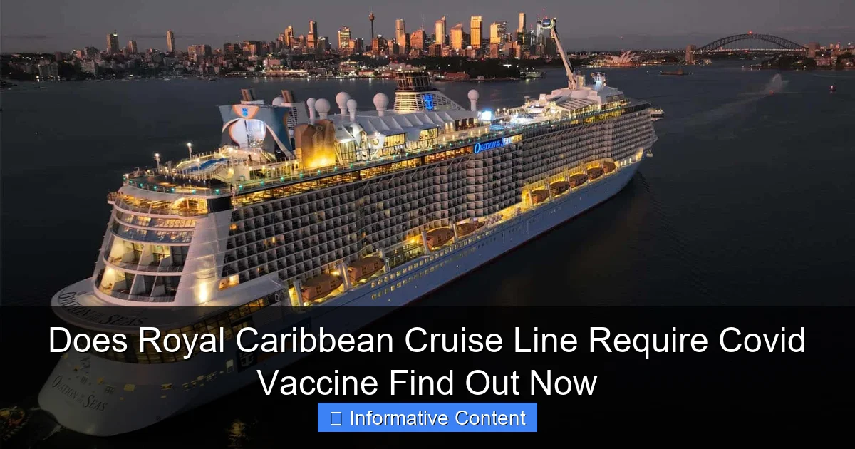 Does Royal Caribbean Cruise Line Require Covid Vaccine Find Out Now