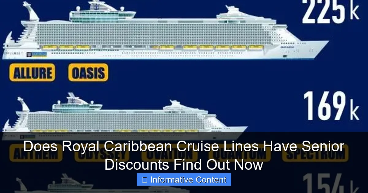 Does Royal Caribbean Cruise Lines Have Senior Discounts Find Out Now
