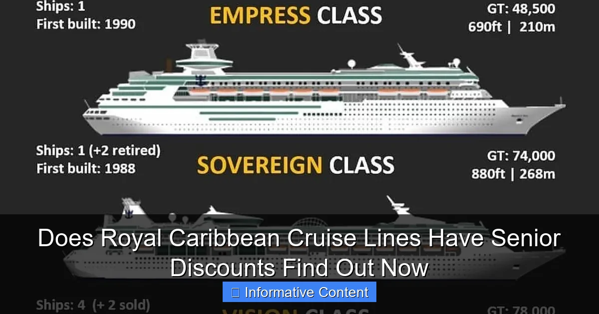 Does Royal Caribbean Cruise Lines Have Senior Discounts Find Out Now
