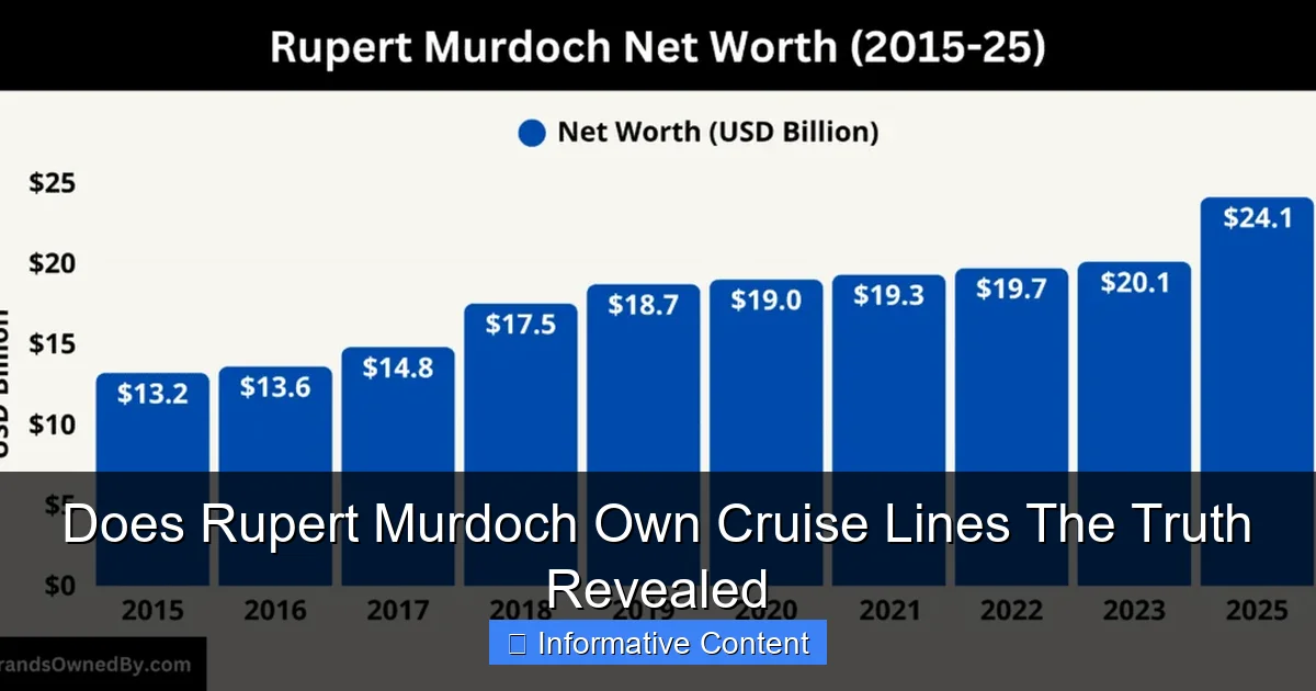 Does Rupert Murdoch Own Cruise Lines The Truth Revealed