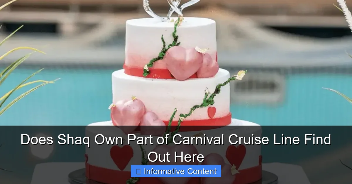 Does Shaq Own Part of Carnival Cruise Line Find Out Here