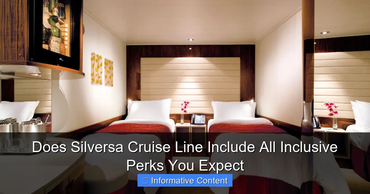 Does Silversa Cruise Line Include All Inclusive Perks You Expect