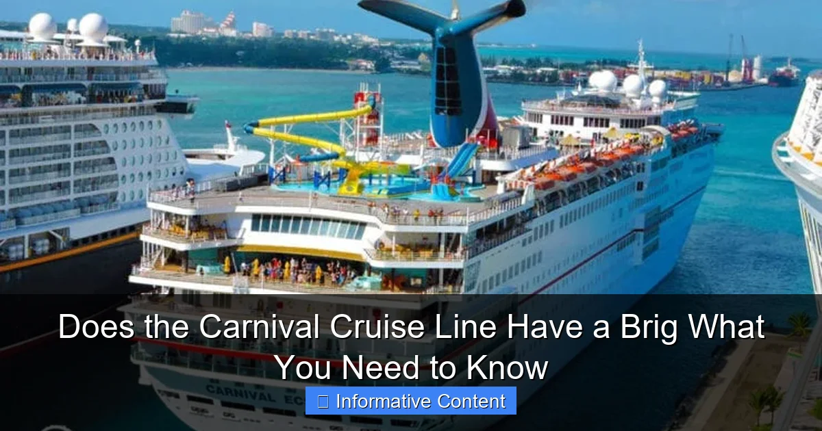 Does the Carnival Cruise Line Have a Brig What You Need to Know