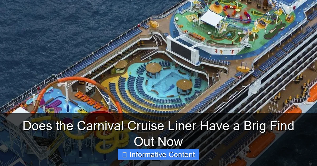 Does the Carnival Cruise Liner Have a Brig Find Out Now