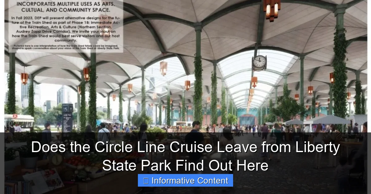 Does the Circle Line Cruise Leave from Liberty State Park Find Out Here
