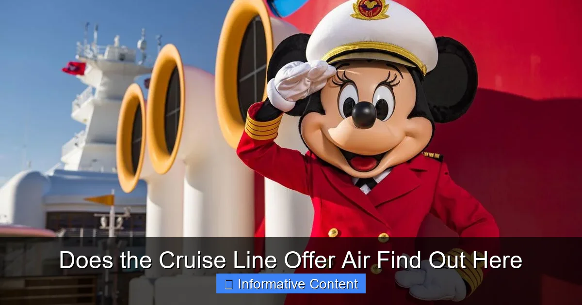 Does the Cruise Line Offer Air Find Out Here