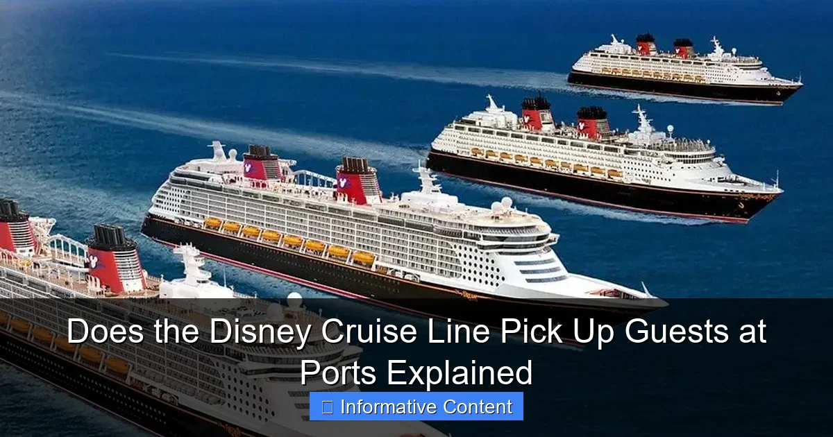 Does the Disney Cruise Line Pick Up Guests at Ports Explained