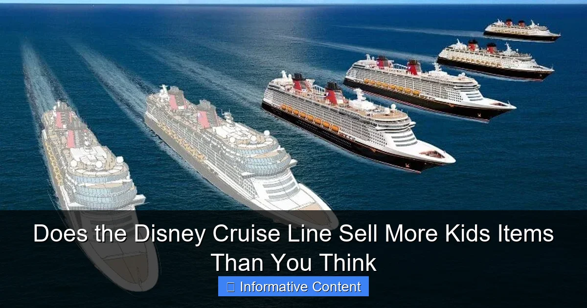 Does the Disney Cruise Line Sell More Kids Items Than You Think