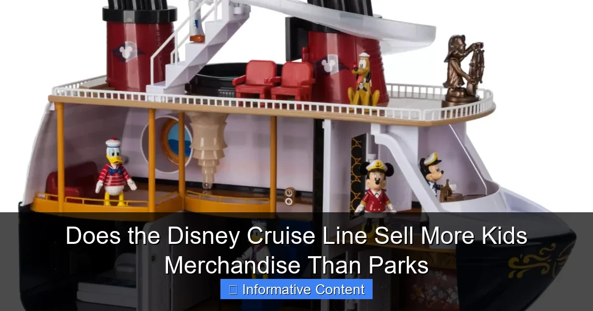 Does the Disney Cruise Line Sell More Kids Merchandise Than Parks