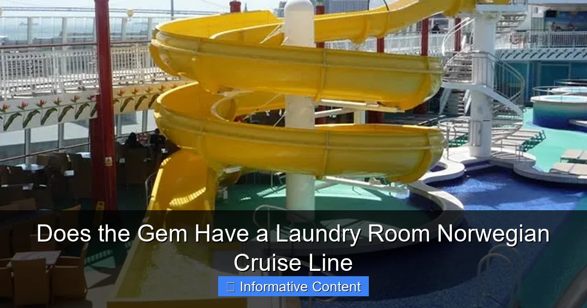 Does the Gem Have a Laundry Room Norwegian Cruise Line