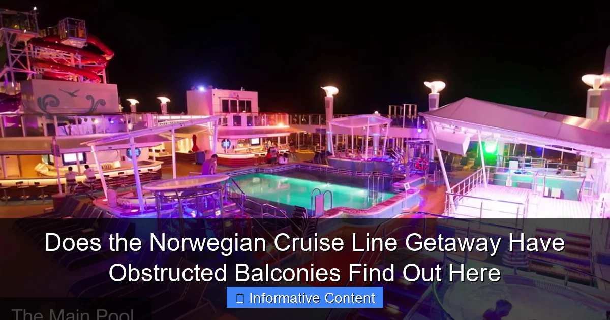 Does the Norwegian Cruise Line Getaway Have Obstructed Balconies Find Out Here