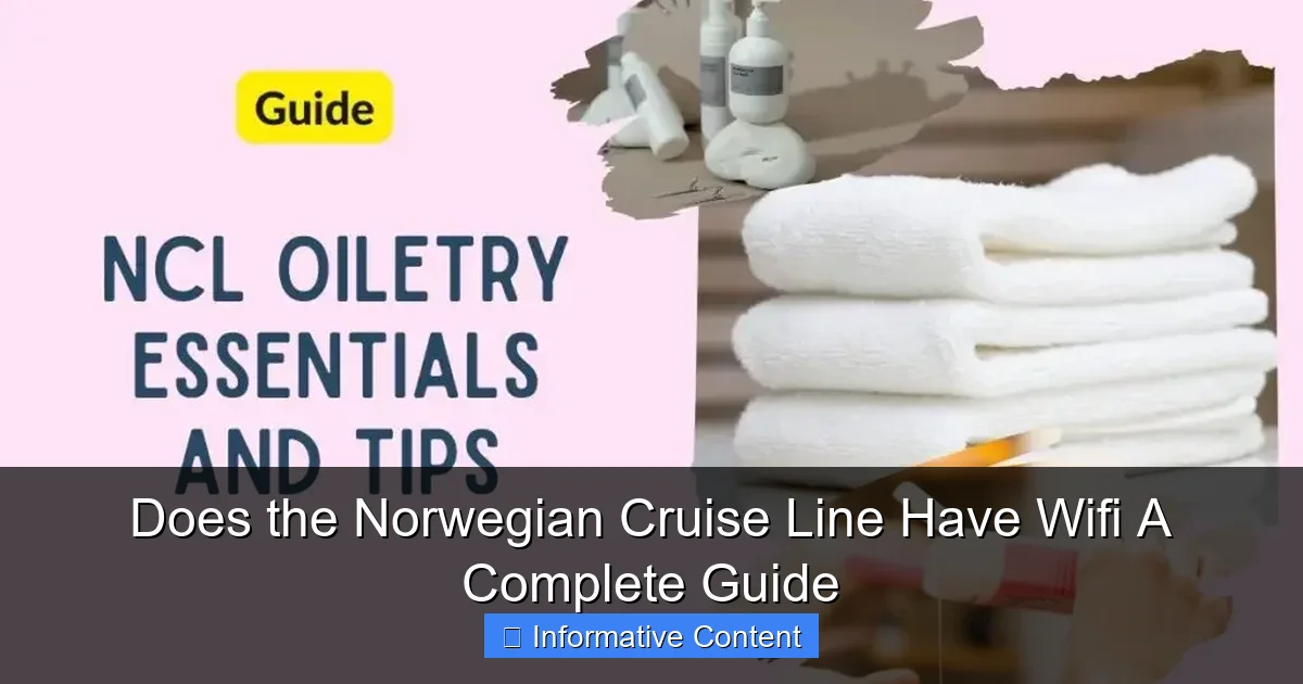 Does the Norwegian Cruise Line Have Wifi A Complete Guide