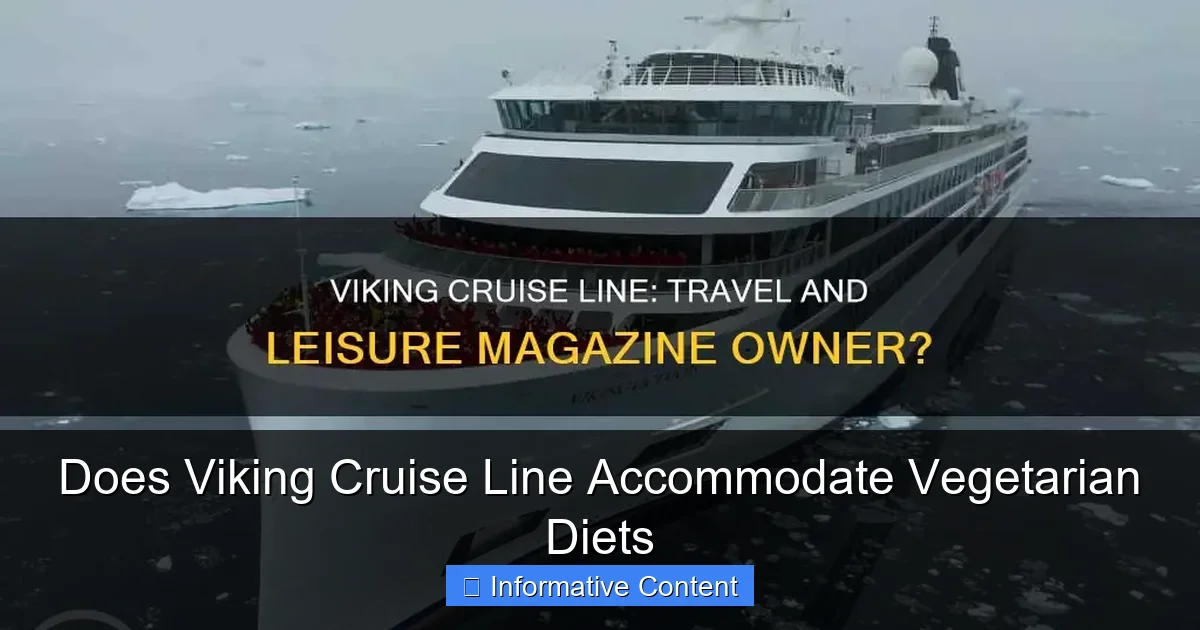 Does Viking Cruise Line Accommodate Vegetarian Diets