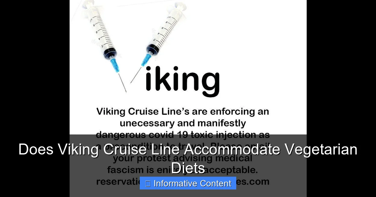 Does Viking Cruise Line Accommodate Vegetarian Diets