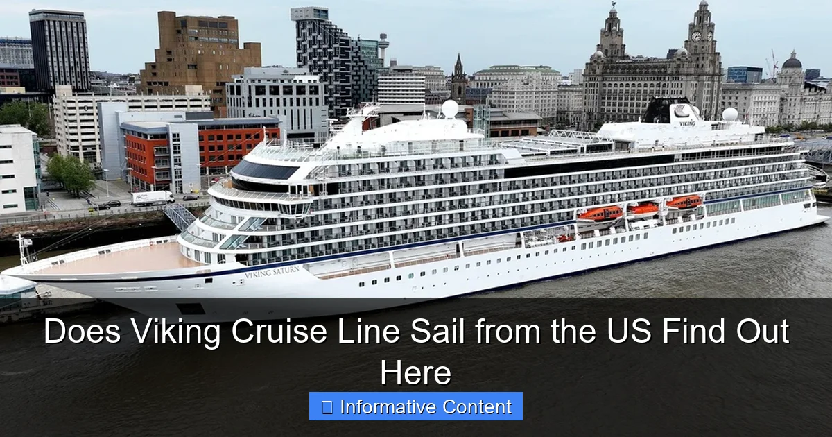 Does Viking Cruise Line Sail from the US Find Out Here