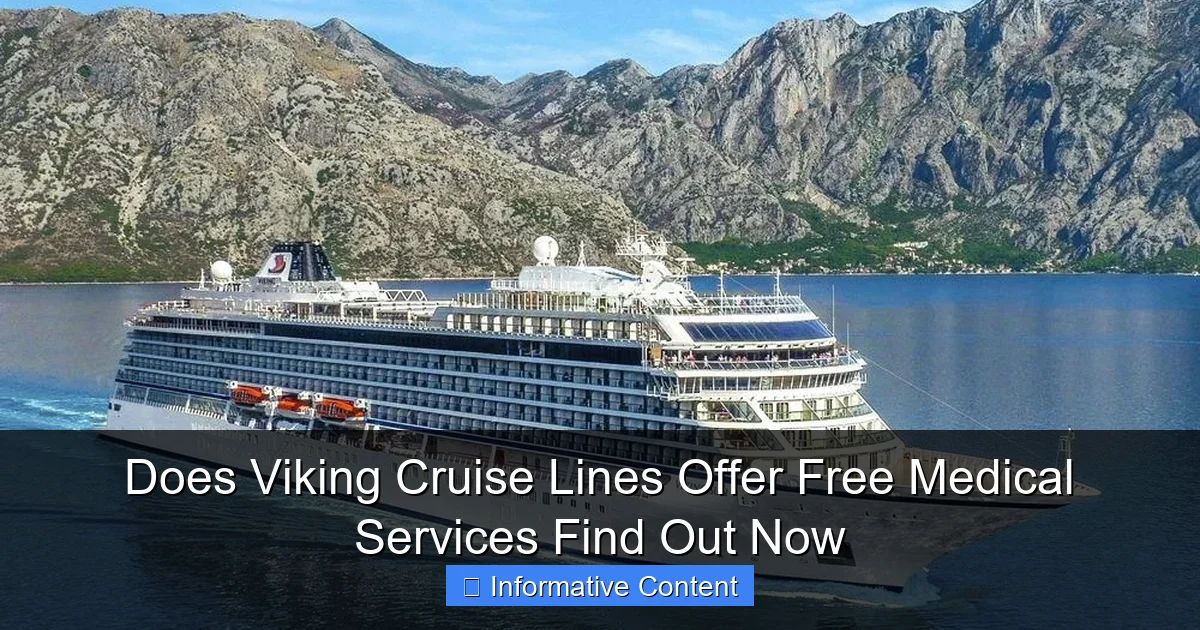 Does Viking Cruise Lines Offer Free Medical Services Find Out Now