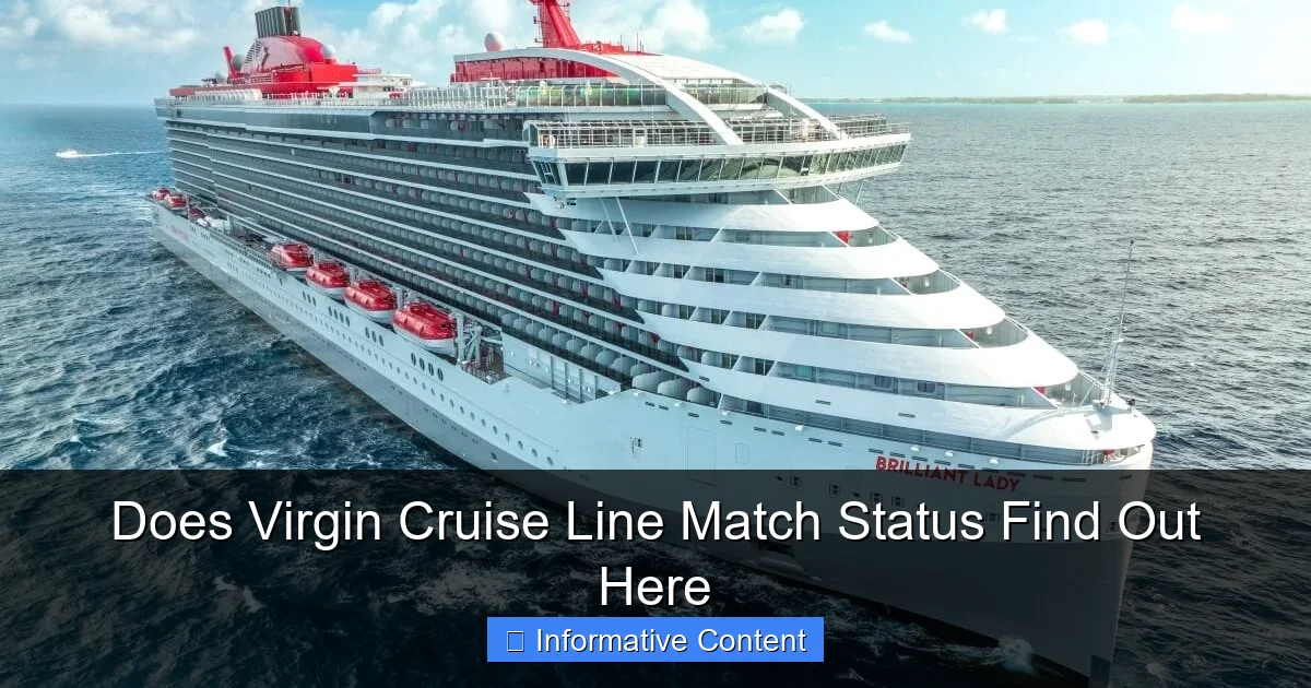 Does Virgin Cruise Line Match Status Find Out Here