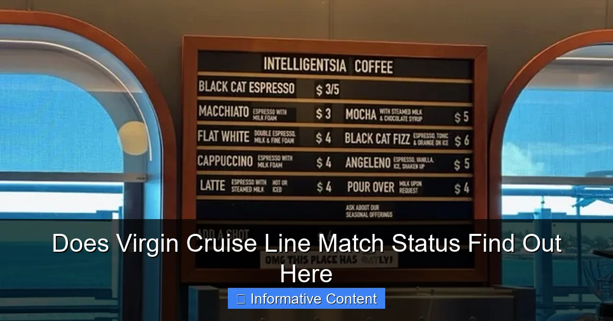 Does Virgin Cruise Line Match Status Find Out Here