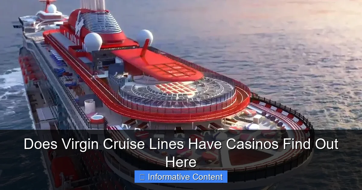 Does Virgin Cruise Lines Have Casinos Find Out Here