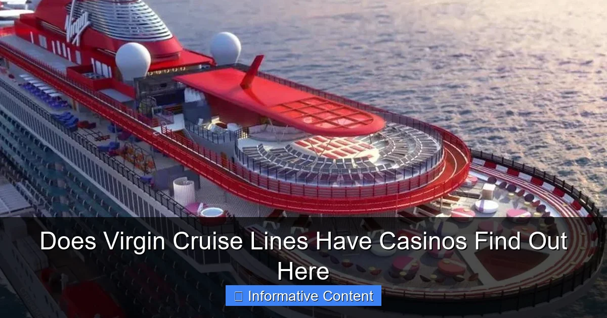 Does Virgin Cruise Lines Have Casinos Find Out Here