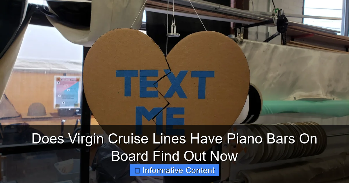 Does Virgin Cruise Lines Have Piano Bars On Board Find Out Now