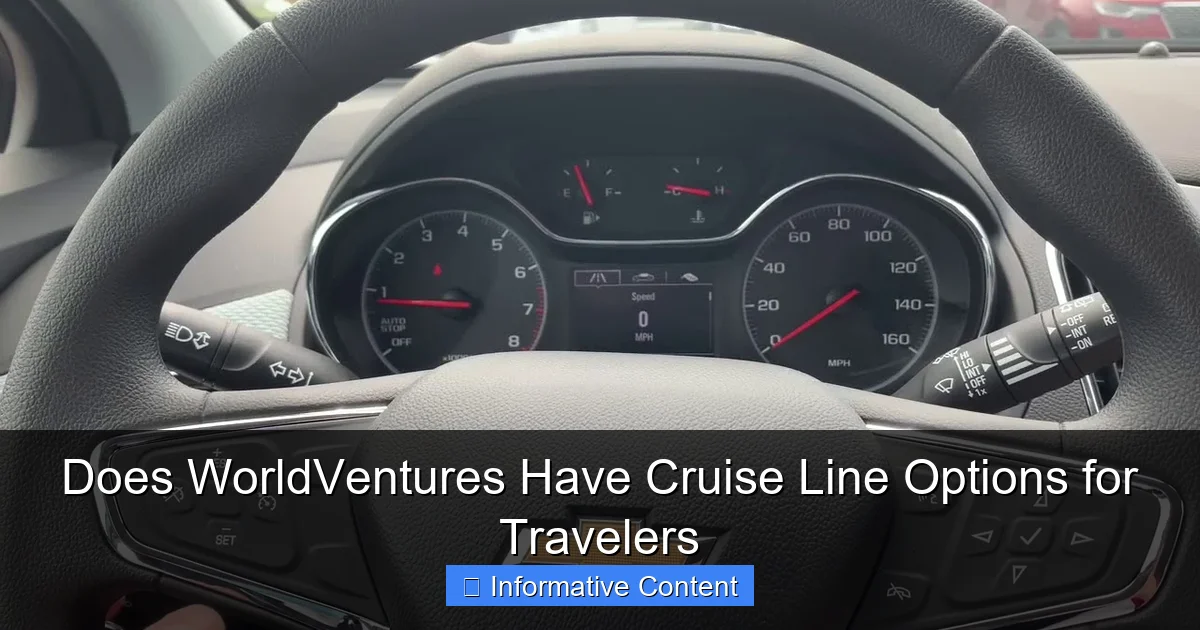 Does WorldVentures Have Cruise Line Options for Travelers