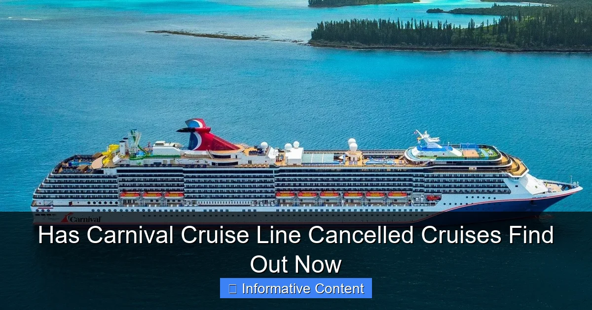 Has Carnival Cruise Line Cancelled Cruises Find Out Now