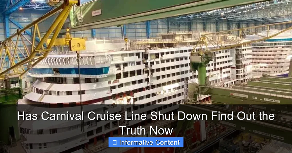Has Carnival Cruise Line Shut Down Find Out the Truth Now