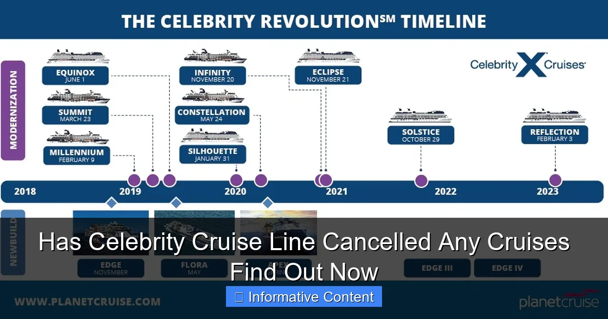 Has Celebrity Cruise Line Cancelled Any Cruises Find Out Now