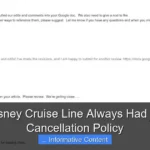 Has Disney Cruise Line Always Had 90 Day Cancellation Policy