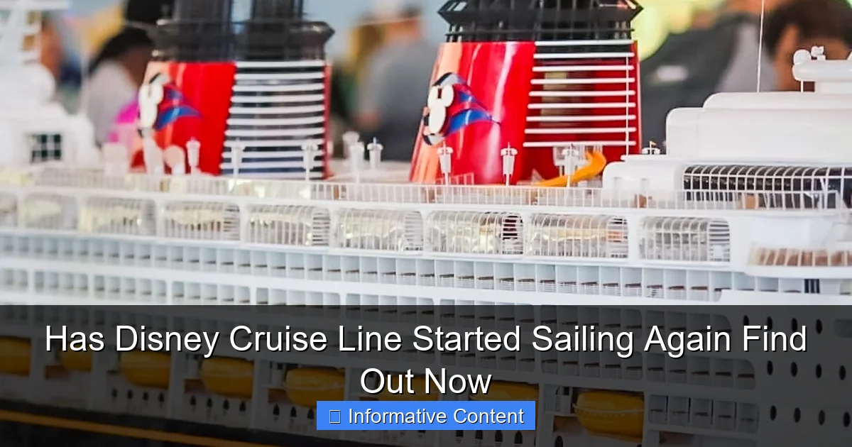 Has Disney Cruise Line Started Sailing Again Find Out Now