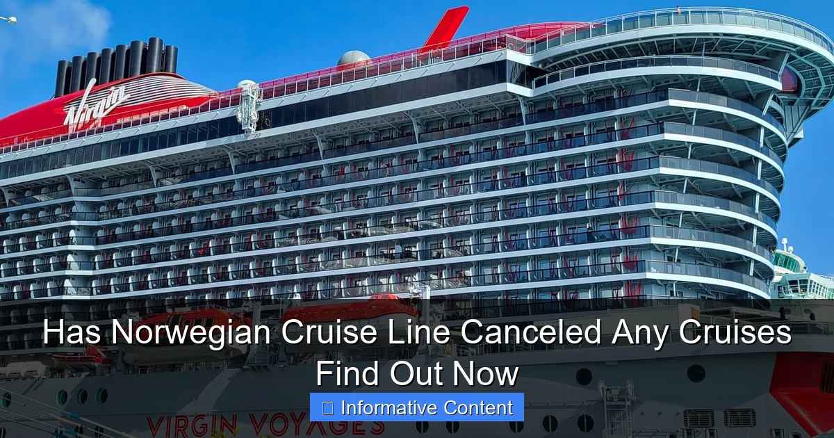 Has Norwegian Cruise Line Canceled Any Cruises Find Out Now
