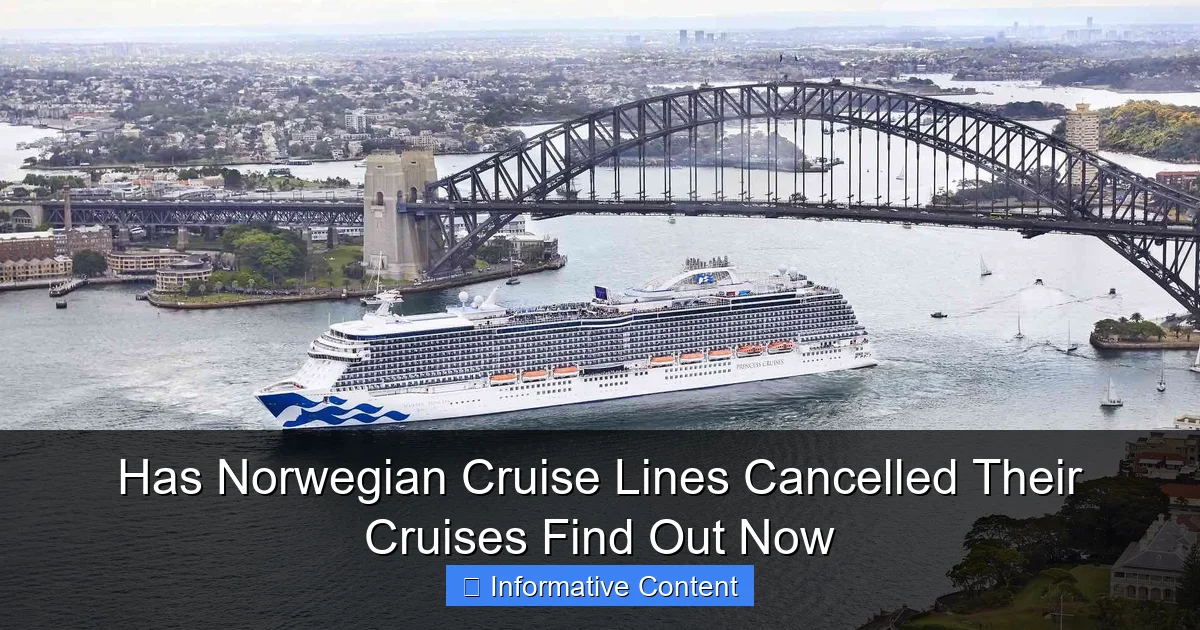 Has Norwegian Cruise Lines Cancelled Their Cruises Find Out Now