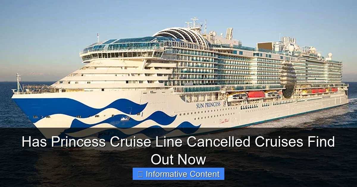 Has Princess Cruise Line Cancelled Cruises Find Out Now