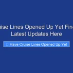 Have Cruise Lines Opened Up Yet Find Out the Latest Updates Here