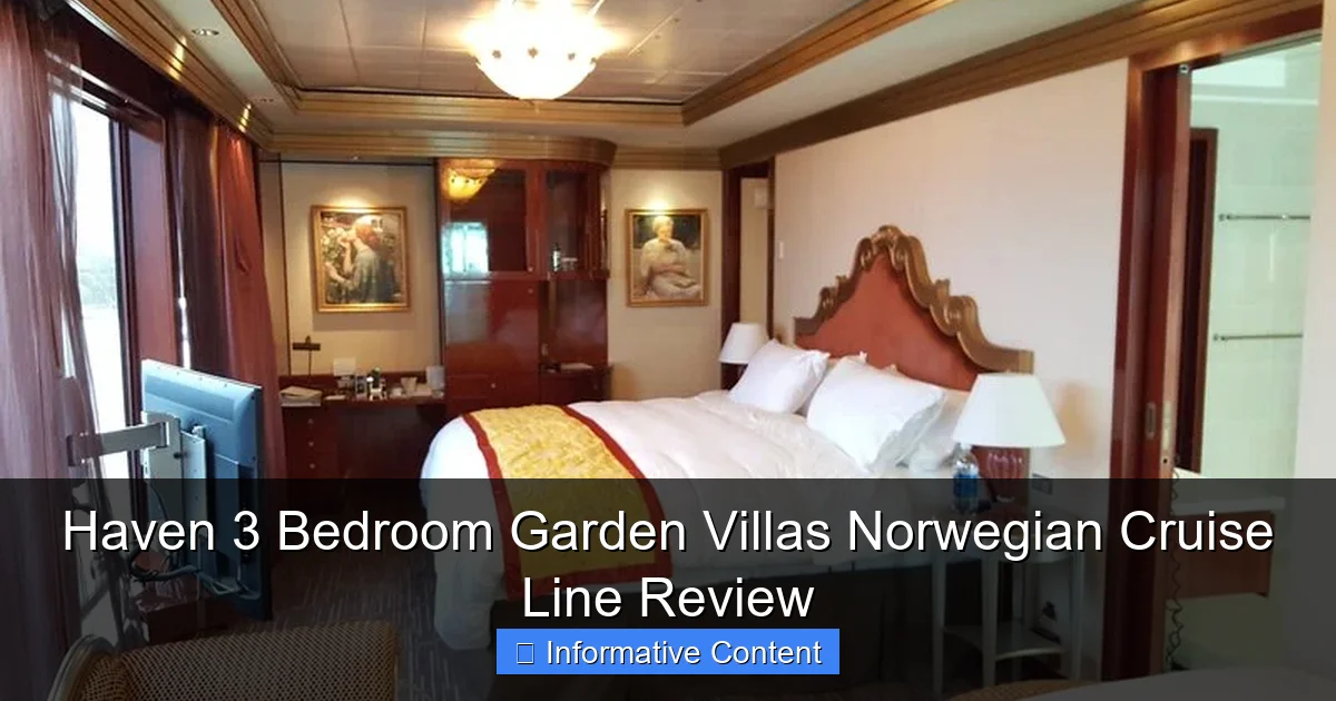 Haven 3 Bedroom Garden Villas Norwegian Cruise Line Review