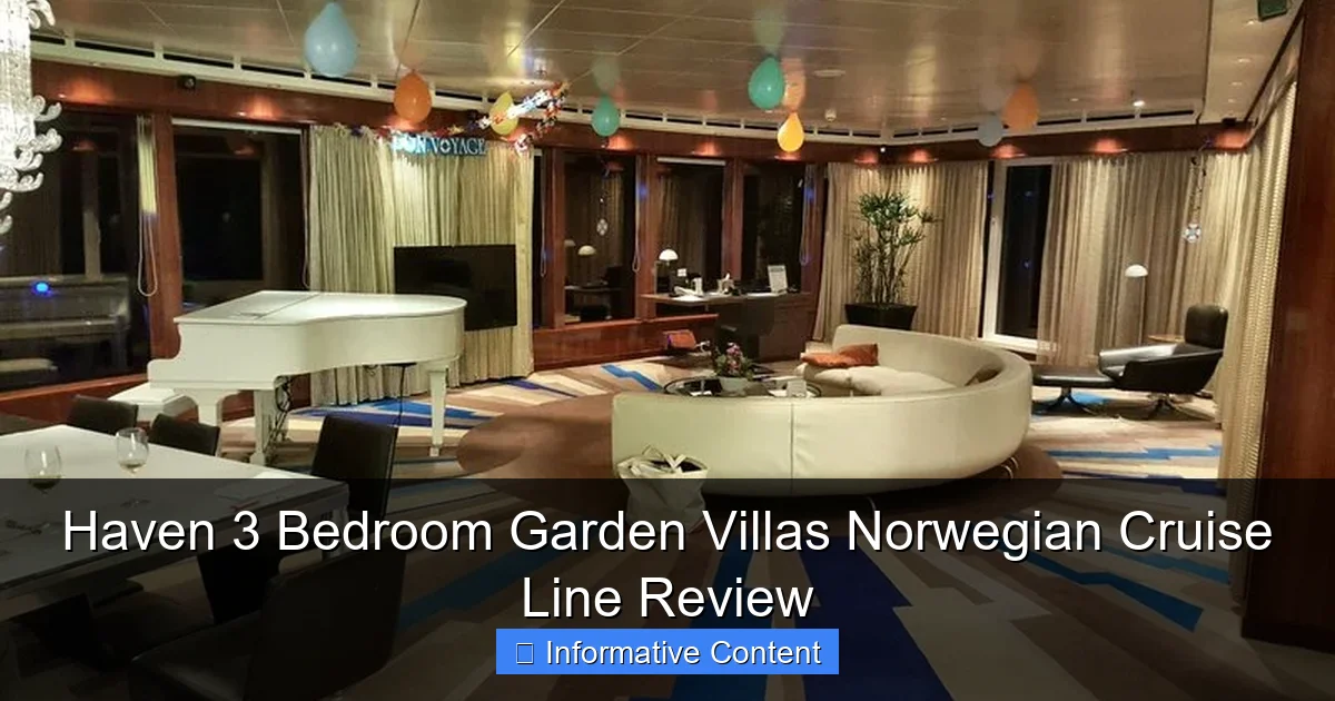 Haven 3 Bedroom Garden Villas Norwegian Cruise Line Review