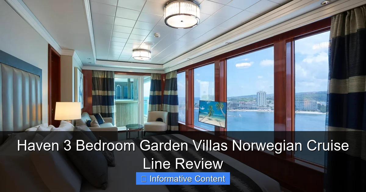 Haven 3 Bedroom Garden Villas Norwegian Cruise Line Review