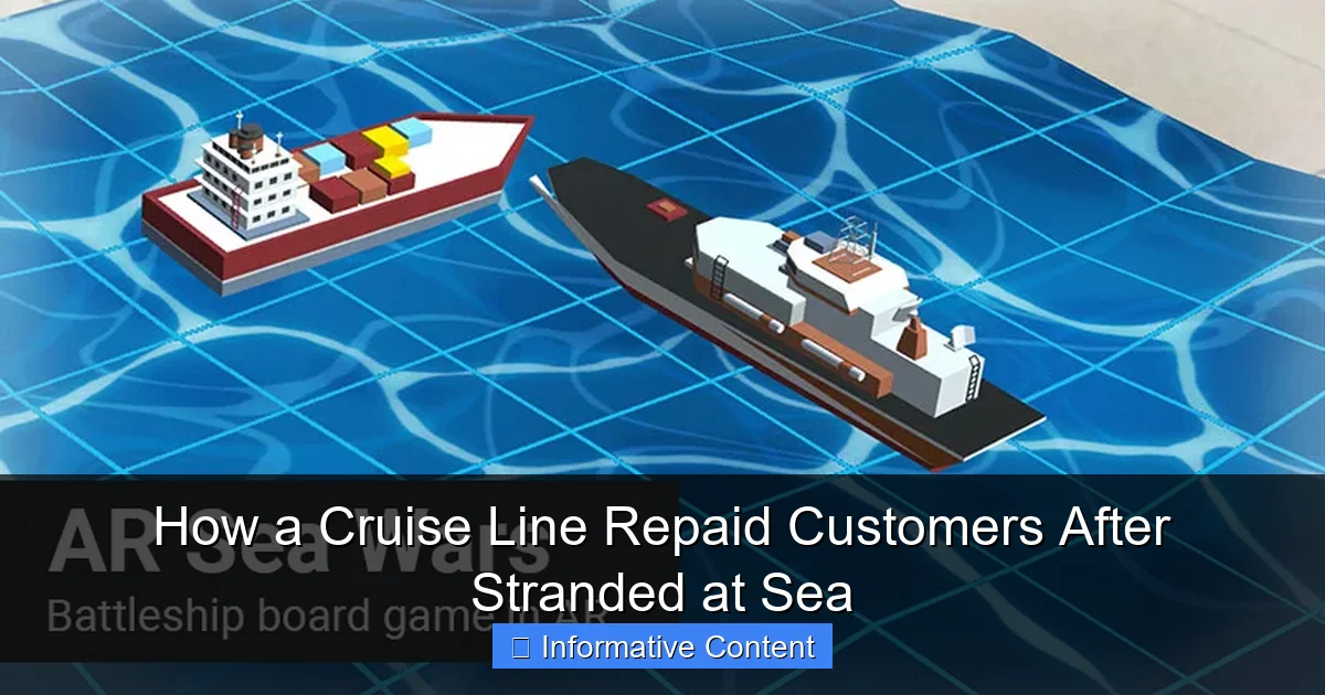 How a Cruise Line Repaid Customers After Stranded at Sea