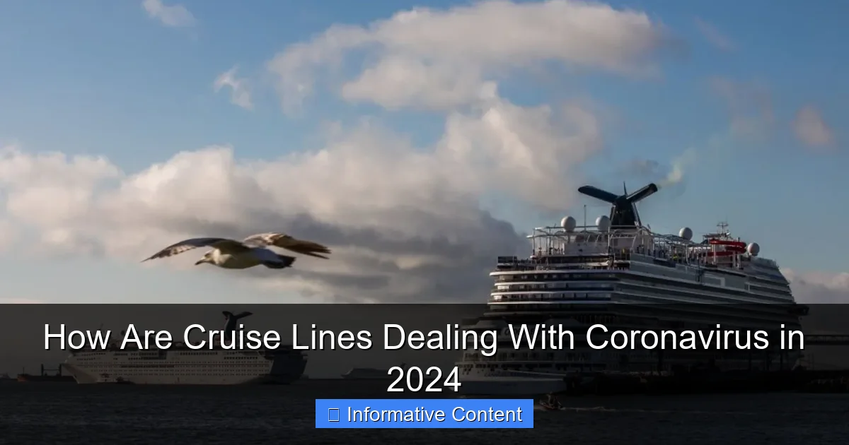 How Are Cruise Lines Dealing With Coronavirus in 2024