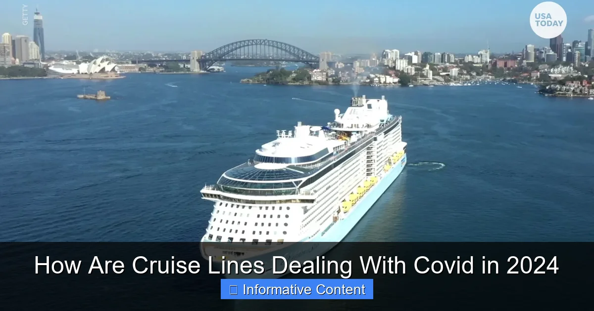 How Are Cruise Lines Dealing With Covid in 2024